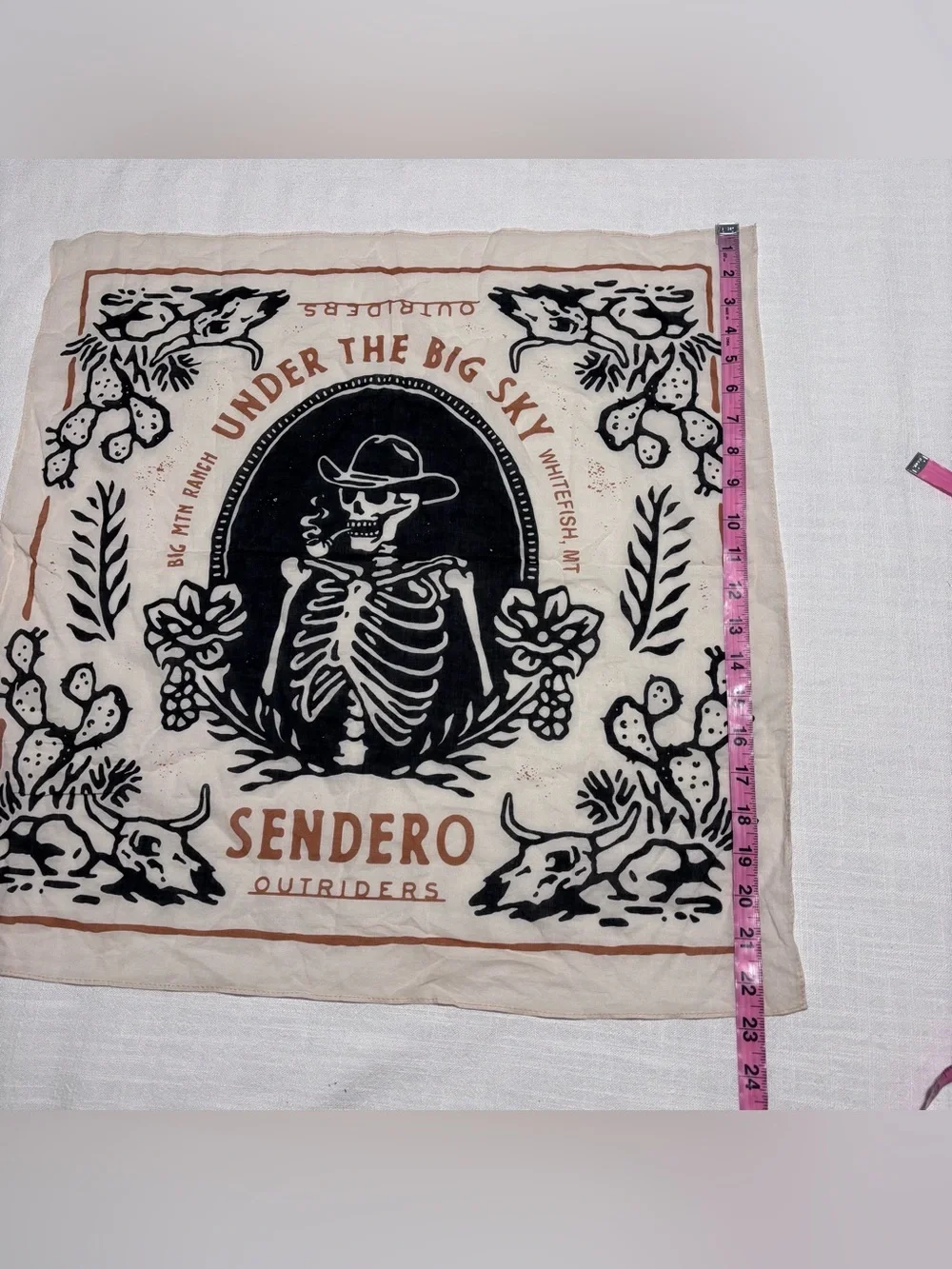 Sendero Provisions Co. “Under the Big Sky” Whitefish, MT Bandana Scarf